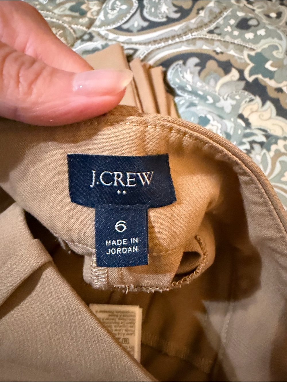 J. Crew Women’s Khaki Chinos in Tan